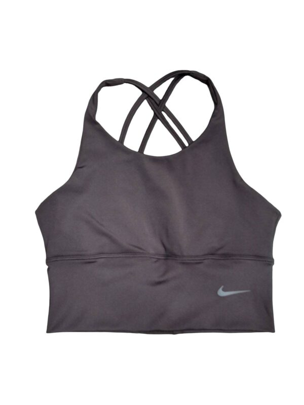Nike Αθλητικό Μπουστάκι-Καφέ-Μελιτζανί
