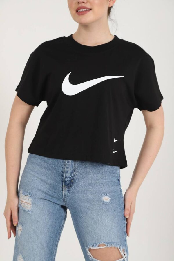 Nike Κοντομάνικη Μπλούζα-Μαύρη