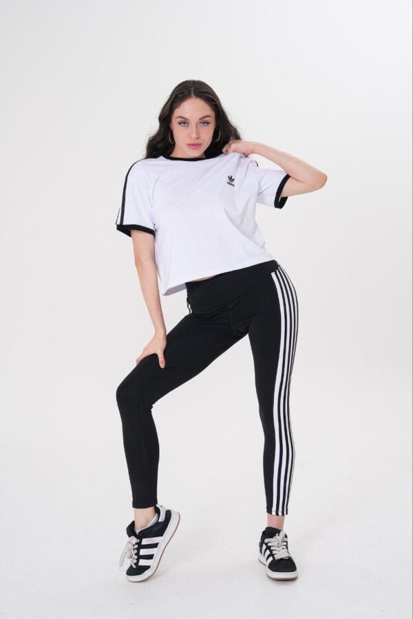 Adidas T-shirt 3-Stripes-Λευκό