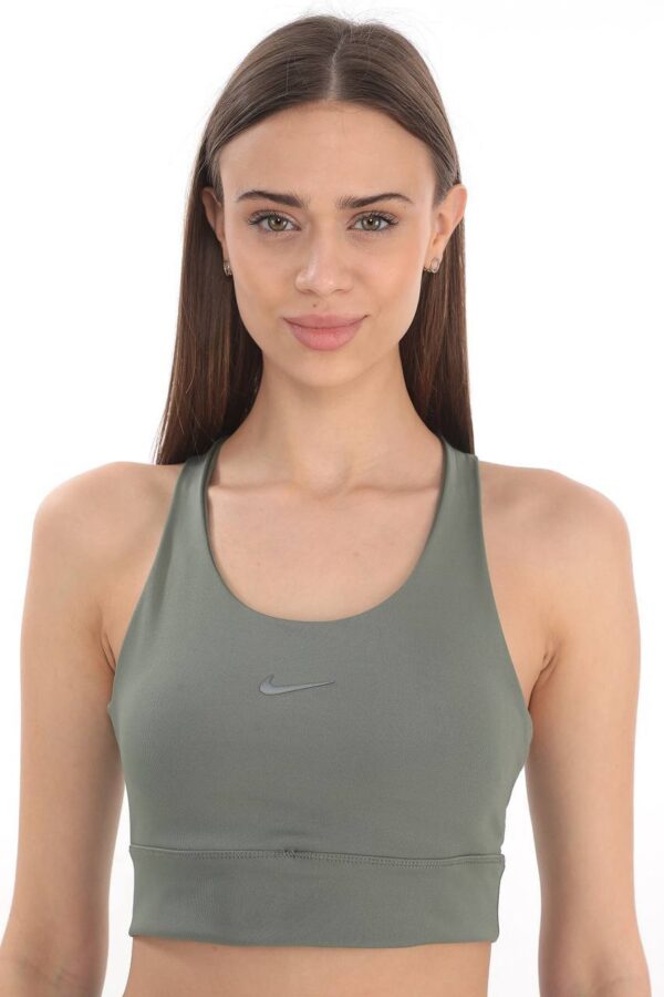 Nike Dri-Fit Γυναικείο Μπουστάκι-Χακί